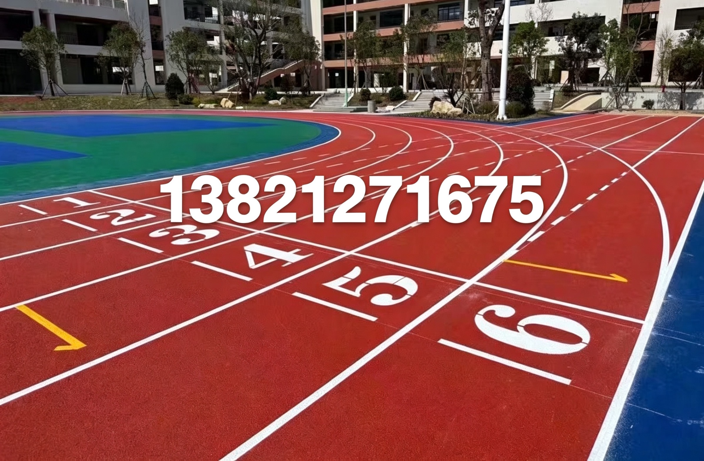 百色市学校塑胶跑道塑胶跑道 - 价格